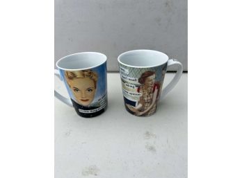 Pair Of Novelty Mugs - Anne Taintor