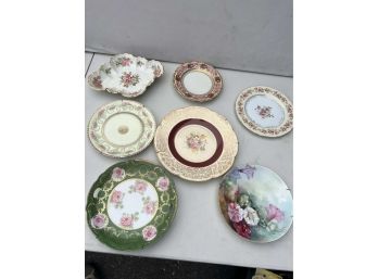 Lot Of Collectible Porcelain Plates - Havinald, Woods Ivory Ware, Waldershof, Old Foley