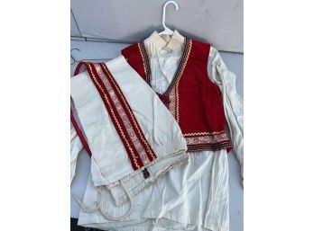 Traditional Croatian Folk Costume / Outfit - Shirt Vest Pants (34)