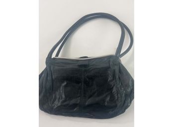 Hobo Leather Handbag / Purse - Black