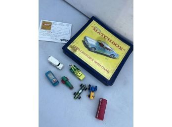 Matchbox Collector's Mini Case Plus Lensey Cars  Matchbox