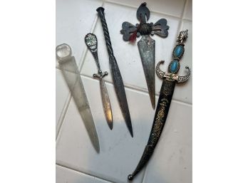 Collection Of Vintage Letter Openers - 1