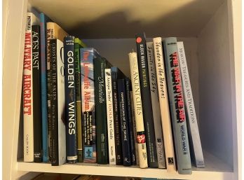 Shelf Of Books - Military Aircraft, Ghosts Of The Skies, War In The Air, Monticello - A