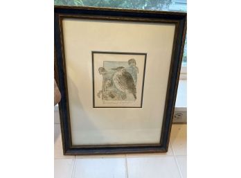 Signed And Numbered Emobssed Etching  / Print - Larry Crawford - 15
