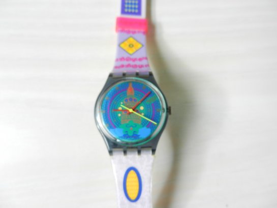 Vintage 1992 Swatch Watch GMIII SARI  (DE19)