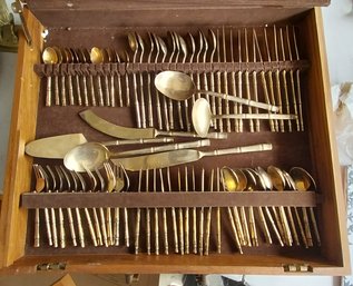 Thai Brass Cutlery Set