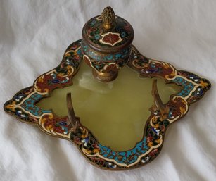Cloisonne Ink Well    SOW70