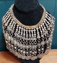 Vintage Tribal Silver/brass Necklace