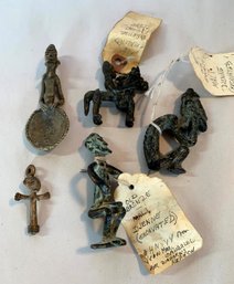 Lot Of Bronze And Brass Figurines    SOW144