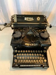 Royal Typewriter With Beveled Glass    SOW169
