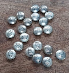 'Sterling' Button Covers