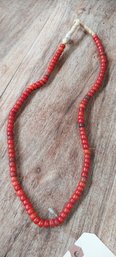 Vintage Red Ethiopian Padre Beads
