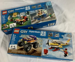 (2) Lego City Super Packs (A-3)