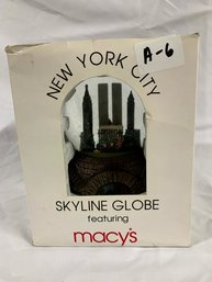 Macy's NYC Skyline Globe (A-6)