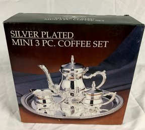 Silver Plated Mini Coffee Set (D-4)