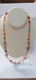 Beaded Glass Necklace (C-16)