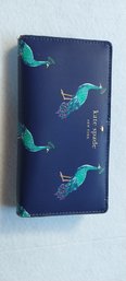Gently Used Kate Spade Blue Peacock Wallet