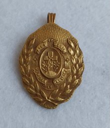 10K Gold Religious Medal (T-15)