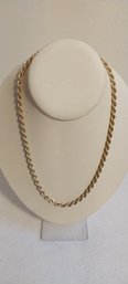 14K Gold Rope Chain Necklace (ET-1)