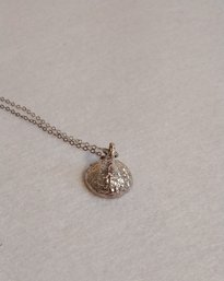 Sterling Silver Chocolate Kiss Necklace (ED13)