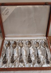 (6) Hildescheim Germany 800 Silver Spoons (ED17)