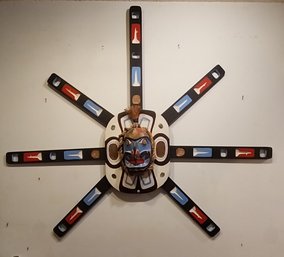 Authentic Northwest Native Sun Mask (P-15)