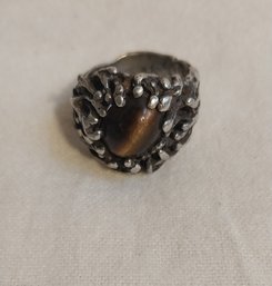 Sterling And Tiger's Eye Ring (EP38)