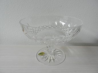 Waterford Crystal Coleen Compote Pedestal Dish Signed    D1