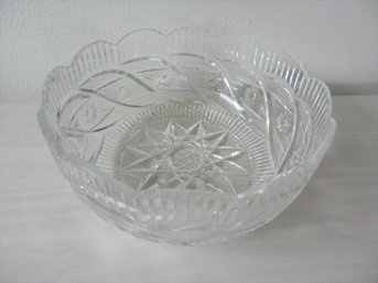 Waterford Crystal Large Bowl - Waterford Signed   D5