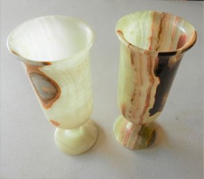 (2) Onyx Goblets    SOW14