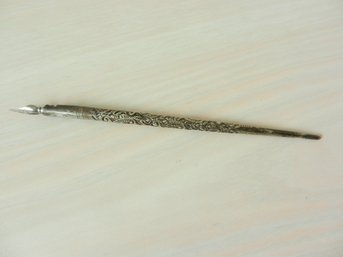Vintage Sterling Silver Dip Pen Handle    D23