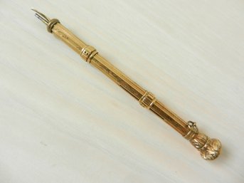 Antique Mabie Todd Nib Retractable Dip Pen With Integral Pencil    D21