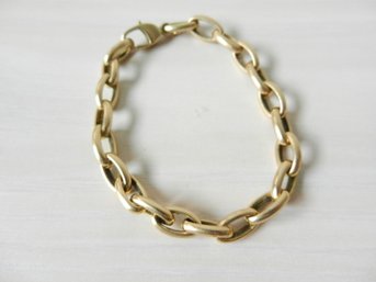 Vintage Milros Italy 14k Yellow Gold Chain Link Bracelet   (D22)