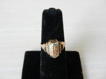 10k Gold 1956 LGB Class Ring Small   (D37)