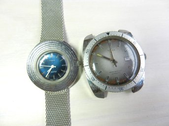 Vintage Mens Timex Auto Drive And Womens Timex Electric Watch  (DL16)