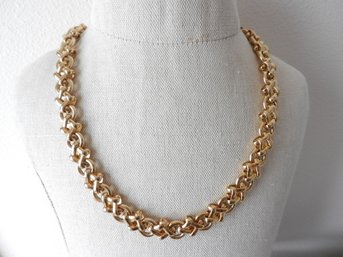 Vintage Pierre Cardin Heavy Gold Tone Chain Necklace 20  (DT5)