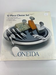 J1 Oneida 12 Piece Cheese Set NEW