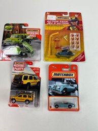 Jb11-12 Lot Of 4 Hot Wheels Moving Larts Working Rigs Action Pack