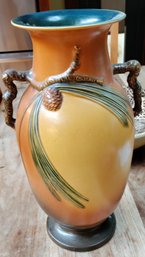Roseville Pottery Brown Pinecone Vase (C-35)