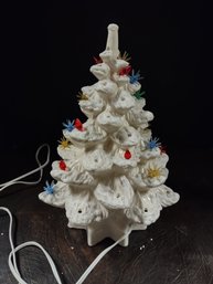 White Ceramic Xmas Tree