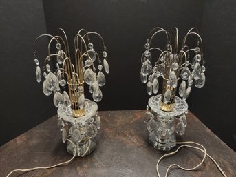 Hollywood Regency Vanity  Lamps