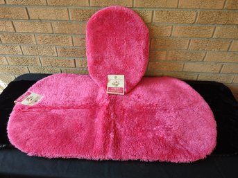 Biltmore Hot Pink Bath Rug Set