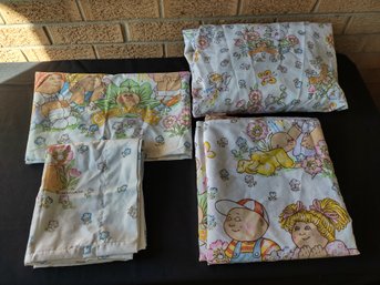 Vintage Cabbage Patch Twin Sheet Set