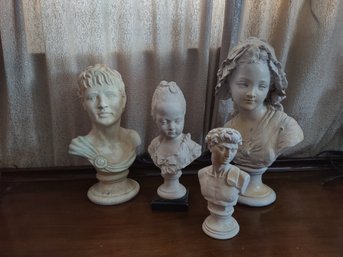 Lot Of 4 Vintage Busts