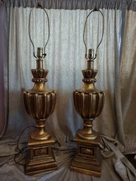 Hollywood Regency 38' Table Top Lamps