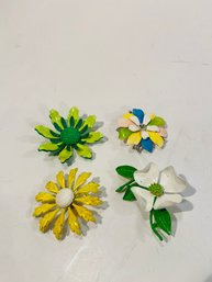 Flower Brooches 2