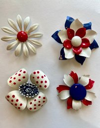 Flower Brooches 4