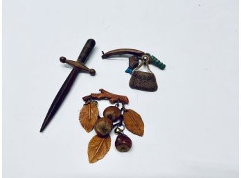 Made From Trees Brooches
