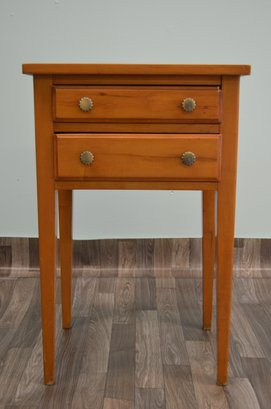 Solid Wood Tall Standing Side Table