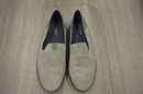 Cole Haan Tagged Grey Suede Slip On Grand Horizons Loafers